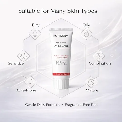 Vista 7 de Time Reverse Cream, crema facial hidratante diaria todo en uno con centella asiática (Cica) y ácido hialurónico, nutritiva, hidrata, reafirma