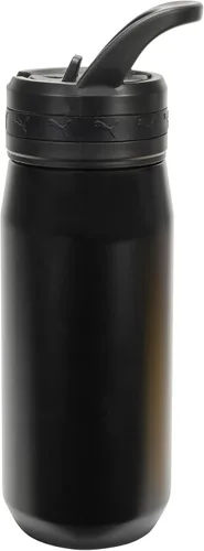 Vista 2 de PUMA Botella de agua de acero inoxidable aislada de 18 onzas unisex para adultos con pajilla y asa de transporte