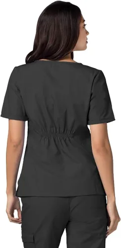 Vista 2 de Adar Universal Scrubs for Women - V-Neck Scrub Top