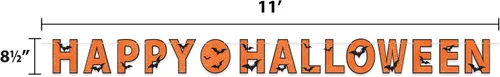 Vista 2 de Accesorio de fiesta de streamer de Halloween con purpurina (1 unidad) (1/paquete)