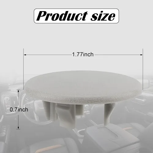 Vista 2 de gunhunt 2 fundas para reposabrazos de automóvil, PP impermeable T96, accesorios de repuesto para mango de reposabrazos, perno compatible con Chevy