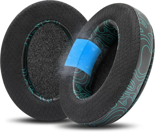Vista 14 de WC Freeze para Arctis Nova - Almohadillas de gel de refrigeración de tela híbrida de repuesto para Arctis Nova Pro con cable, Nova 7, 5, 4, 3, 1