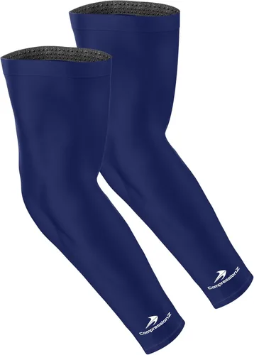 Vista 9 de CompressionZ Youth Sports Arm Sleeves Kids Cooling UV50+ Protection Volleyball Football Basketball Baseball - Boys & Girls
