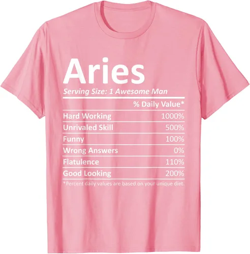 Vista 51 de ARIES Nutrition - Camiseta divertida de regalo con nombre personalizado para cumpleaños, Negro, S