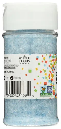 Vista 4 de 365 by Whole Foods Market, Azúcar decorativo azul, 3.3 onzas