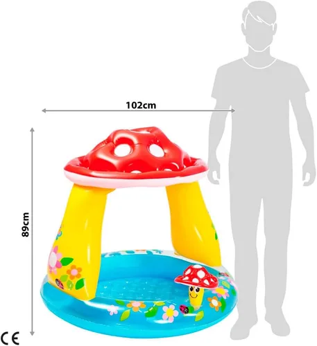 Vista 4 de Intex Piscina para bebés de hongos 57114NP