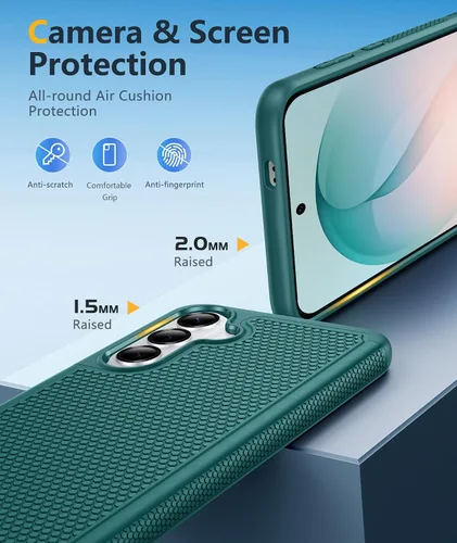 Vista 268 de FNTCASE Funda para iPhone 17 Pro: Fundas delgadas translúcidas de color azul claro compatibles con MagSafe, protección completa de la cámara
