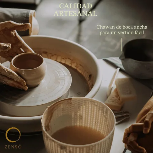 Vista 6 de ZENSO Juego de Batidor Matcha Premium – Kit de Ceremonia de Té Matcha Japonés de 10 Piezas Cuenco Matcha, Recipiente de Té, Batidor de Bambú