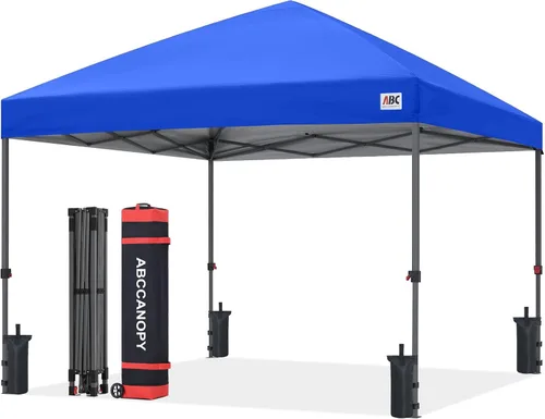 Vista 20 de ABCCANOPY Toldo desplegable – Tienda de campaña portátil para patio al aire libre resistente para patio trasero y terraza con 4 bolsas de arena Beige