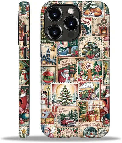 Vista 104 de Funda para iPhone 13 iPhone 14, a prueba de golpes, funda protectora híbrida de 2 capas, doble protección contra caídas, antiarañazos, diseño