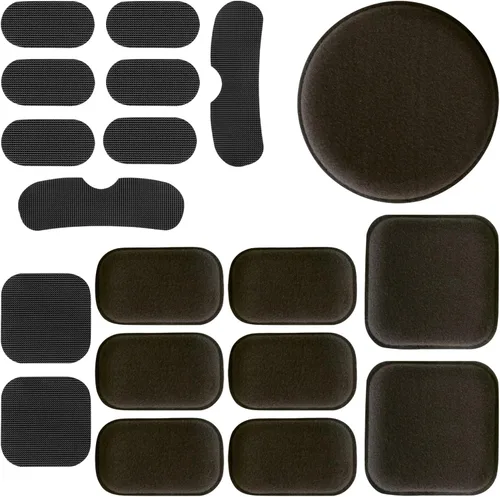 Vista 22 de Universal Airsoft Helmet Pads, Tactical Helmet Replacement Foam Padding Kits Bicycle Accessories Mats for Fast Mich CS ACH FMA USMC PASGT