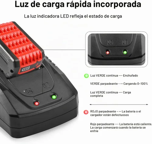 Vista 5 de Cargador rápido BC660 BC1880 para Bosch Tools 14.4V-18V batería BAT619G, BAT619, BAT609G, BAT609, BAT618, BAT618G, BAT610G BAT614, etc.