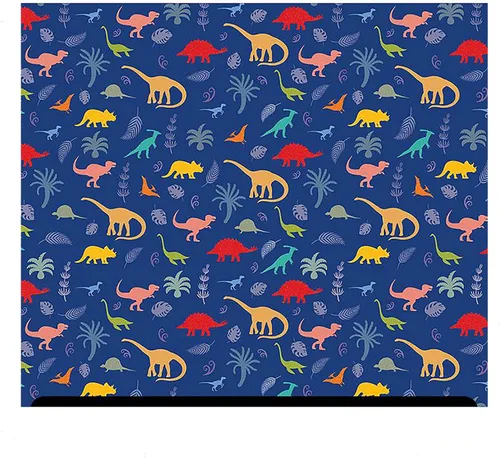 Vista 32 de HTV con estampado de animales (19.66 x 36 pulgadas) - Leopardo arcoíris