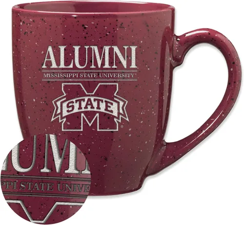 Vista 113 de Rico Industries NCAA Illinois Fighting Illini Alumni - Taza de café de cerámica moteada grabada con láser de 16 onzas