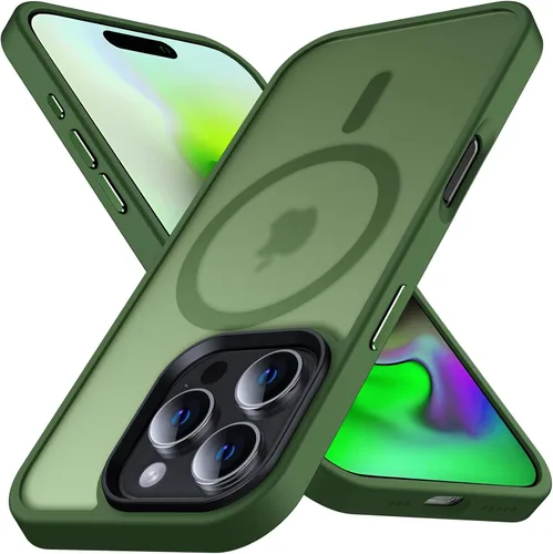 Vista 10 de Anqrp Funda magnética a prueba de golpes para iPhone 12 Pro Max, [compatible con MagSafe] [probada contra caídas de grado militar] Funda delgada