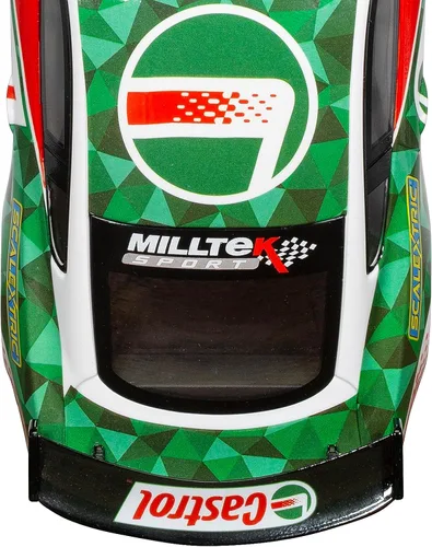 Vista 6 de Scalextric Ford Mustang GT4 Castrol 1:32 Drift 360 Guideblade Slot Race Car C4327