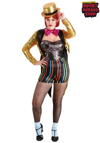 Vista 10 de Disfraz de Columbia para Mujer de Rocky Horror Show Multicolor