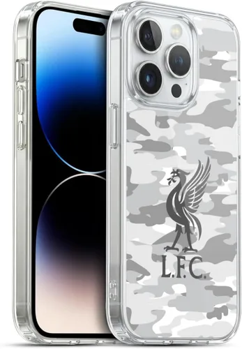 Vista 279 de Head Case Designs Funda de gel con licencia oficial del Liverpool Football Club Away Colourways Crest Camou [protección de grado militar] compatible