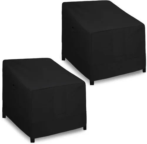 Vista 15 de Easy-Going Funda para Silla Apilable de Exterior Resistente, Funda para Silla de Patio Impermeable, Funda para Muebles de Exterior Resistente al
