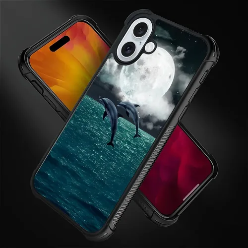 Vista 474 de Funda compatible con iPhone 15, diseño de elefantes africanos, diseño increíble a prueba de golpes, antiarañazos, carcasa trasera de policarbonato