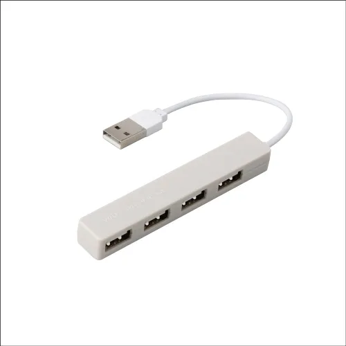 Vista 4 de Nakabayashi Z0235 w/U USB Hub, USB 2.0, 4 Ports, Powder Blue