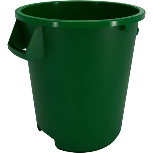Vista 13 de SPARTA Bronco - Contenedor de basura redondo para desechos, 10 galones, color negro, paquete de 6