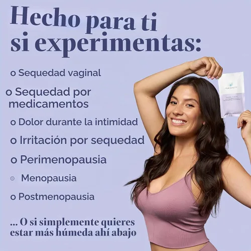 Vista 4 de Femininity Suave como la seda + recarga de 30 días para la sequedad vaginal (60 cápsulas blandas) – Mezcla de aceite de espino amarillo, vitamina D3