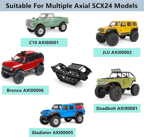 Vista 3 de MORLORDY Marco de chasis de fibra de carbono RC Roll Cage Body Shell para 1/24 RC Crawler Car SCX24 Cuerpo actualizaciones AXI00001 AXI00002