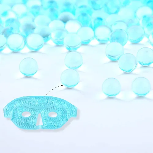 Vista 5 de Mascarilla de ojos de hielo para mujer y hombre, para dormir, reutilizable para terapia caliente y fría para ojos hinchados, círculos oscuros, ojos