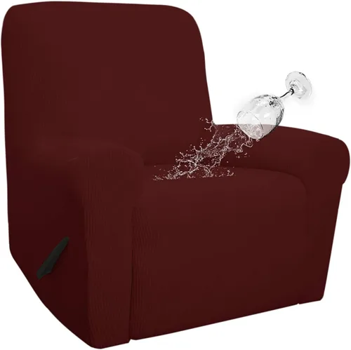 Vista 43 de Easy-Going - Funda 100 % impermeable doble para sofá reclinable, diseño jacquard, en 1 pieza, a prueba de derrames, para niños, mascotas, perros