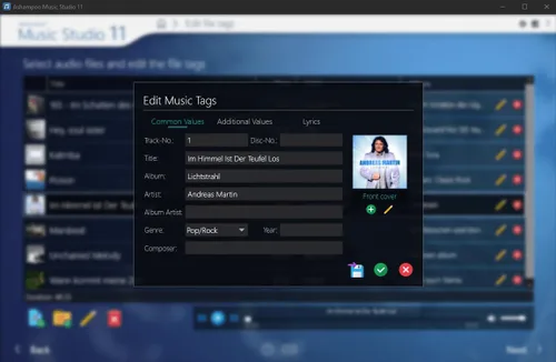 Vista 3 de Music Studio 11 - Music software to edit, convert and mix audio files - Eight music programs in one for Windows 11, 10