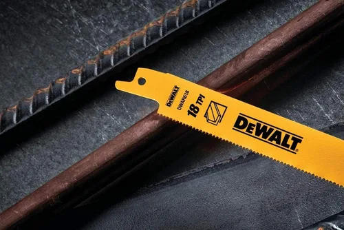 Vista 4 de DEWALT DW4811 - Cuchilla recíproca bimetálica de 18 TPI de 6 pulgadas (5 unidades)