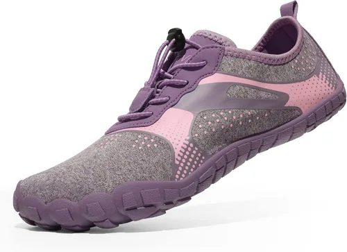 Vista 7 de NORTIV 8 Women's Quick Dry Water Shoes Negro/Gris/Púrpura