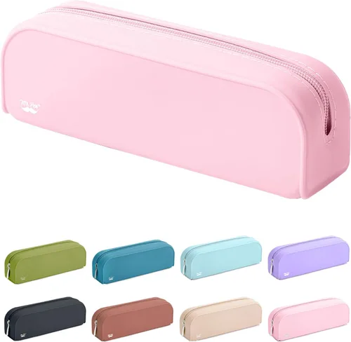 Vista 15 de Mr. Pen - Estuche de silicona para lápices, estuche para lápices negro, estuche pequeño para lápices, estuche para lápices estético Bolsa