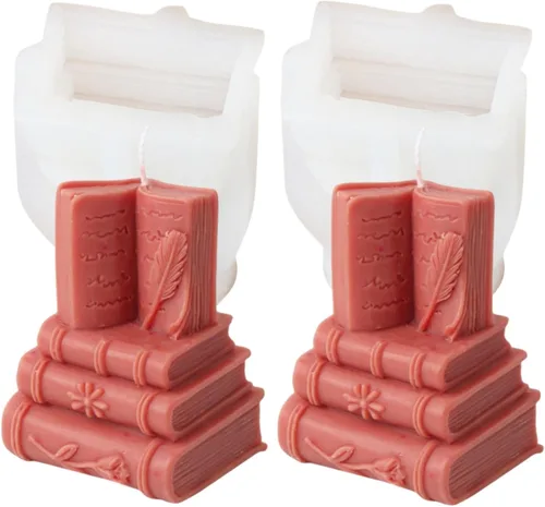 Vista 11 de Moldes de silicona para velas (paquete de 2 velas de erizo)