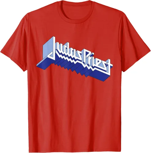 Vista 33 de Judas Priest - Camiseta con logotipo de Defender, Negro