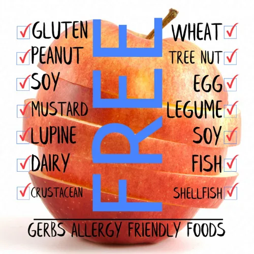 Vista 3 de Frutas secas GERBS, Top 14 libres de alergia alimentaria, sin sulfuro, sin conservantes, sin OMG, vegano