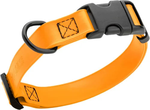 Vista 111 de Dogline Biothane - Collar impermeable para perro con hebilla de liberación rápida, resistente cincha de nailon recubierta con resistente y a prueba