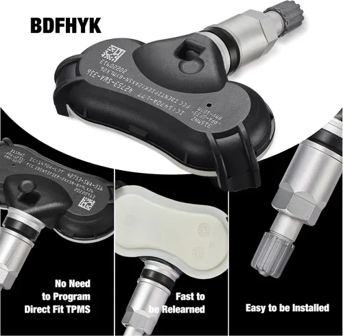 Vista 4 de BDFHYK Sensor TPMS compatible con Honda 2007-2008 Fit, 2008-2012 Accord, 2007-2011 CRV 315Mhz sensor de monitoreo de presión de neumáticos