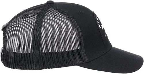 Vista 6 de Local Crowns Gorra Snapback ajustable con parche de ante blanco y negro de Nueva York negronegroblanco, Parche negrogamuza