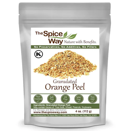 Vista 2 de The Spice Way Cáscara de naranja, cáscara de limón y pimienta de Jamaica entera 4 onzas cada