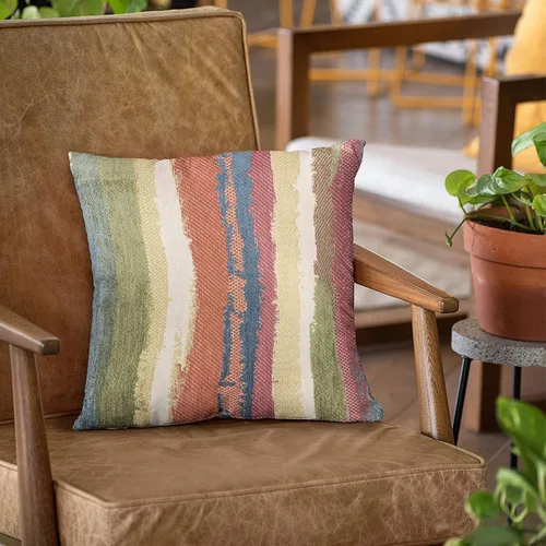 Vista 7 de Plutus Brands Plutus Cuba Stripe - Almohada de lujo multicolor de 12 x 20 pulgadas, doble cara de 12 x 20 pulgadas