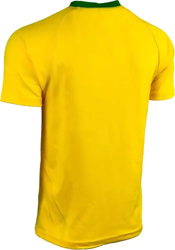 Vista 5 de Icon Sports Camiseta de fútbol brasileño de manga corta para niño, camiseta de fútbol de Brasil para niño