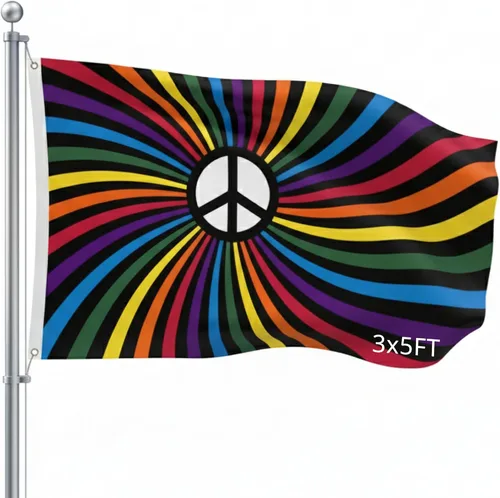 Vista 58 de Bandera para exteriores de SSK de poliéster resistente al clima por ambos lados. Tamaño grande: 3 pies por 5 pies, camuflaje (Army Star (Camo))