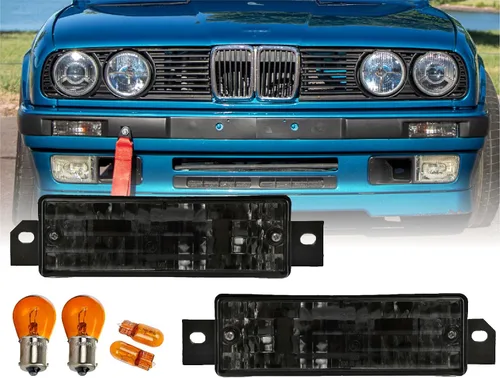 Vista 17 de USR Pre Face 84-86 E30 EURO OE Style Lente Clara Esmerilada Luz Trasera Set de Lámpara Trasera (Izquierda + Derecha) Compatible con 1984-1986 BMW
