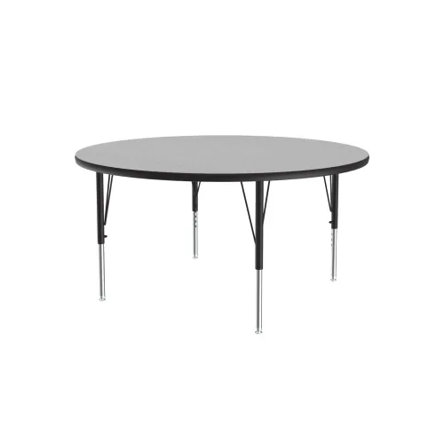 Vista 14 de Correll Mesa de Actividades Rectangular para Aula de 24"x36", Altura Ajustable (19"-29"), Granito Negro Laminado Térmico Fusionado Duradero