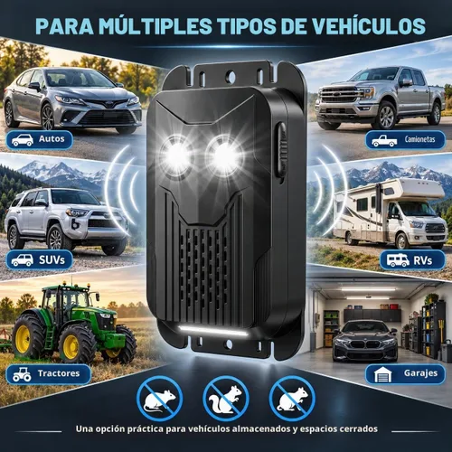 Vista 7 de Paquete de 2 repelentes de roedores para motores de automóviles, repelente