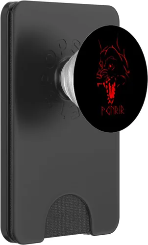 Vista 8 de Fenrir Wolf Of Odin Old Norse Mythology Viking Celtic Fenris PopSockets Adhesive PopGrip