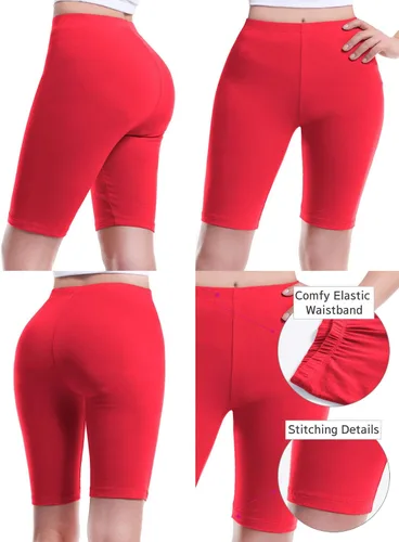 Vista 3 de Design by Olivia Pantalones cortos de yoga para mujer