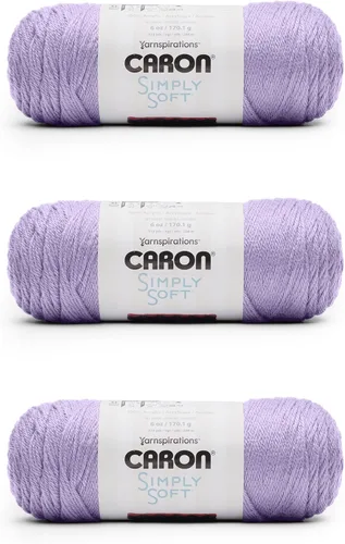 Vista 27 de Caron Simply Soft Paints Hilo (4) Grosor Mediano Worsted 100% Acrílico - 5oz - Oceana - Lavado y Secado a Máquina